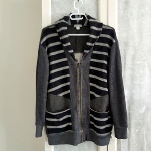 Zip club sweater Canadian sustainable designer